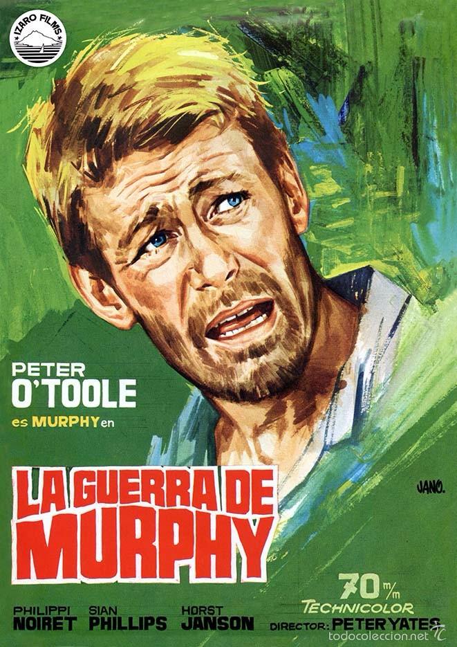 Cinema: LA GUERRA DE MURPHY (GUIA ORIGINAL CON FOTOS DISE&Ntilde;O JANO) PETER O' TOOLE