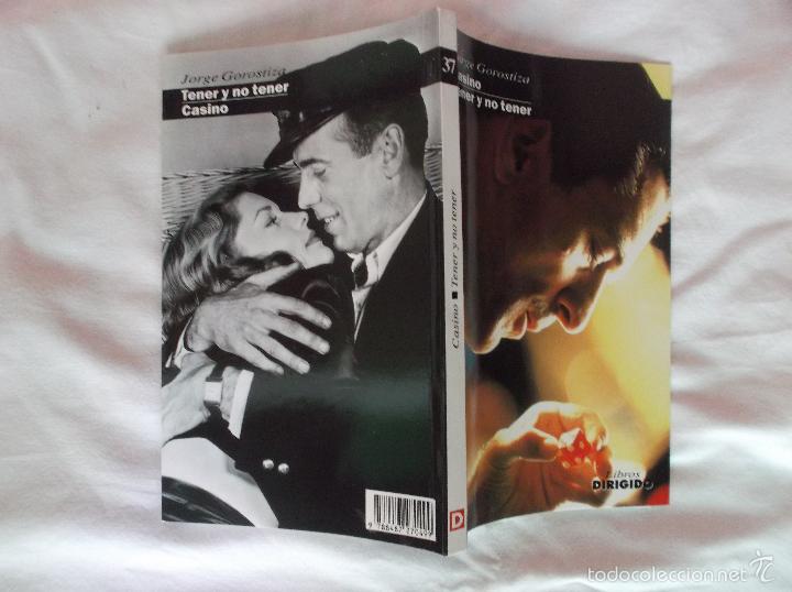 Cinema: LIBROS DIRIGIDO N&ordm; 37: CASINO. TENER Y NO TENER. JORGE GOROSTIZA