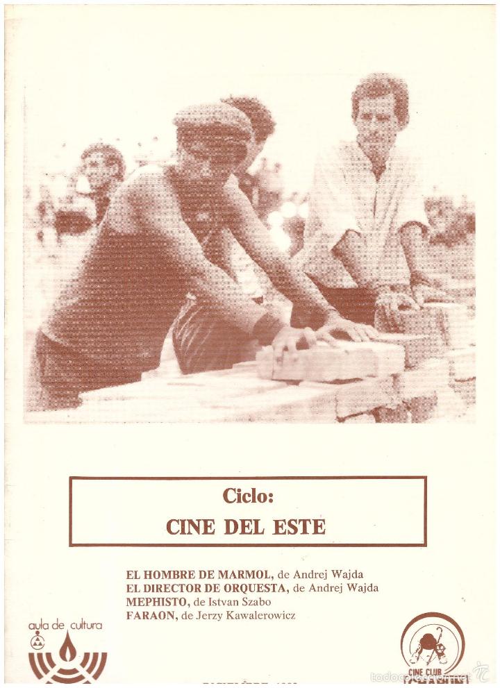 Cinema: Cine Club Chaplin. Ciclo : Cine del Este. 1983.  12 p&aacute;ginas con la programaci&oacute;n.
