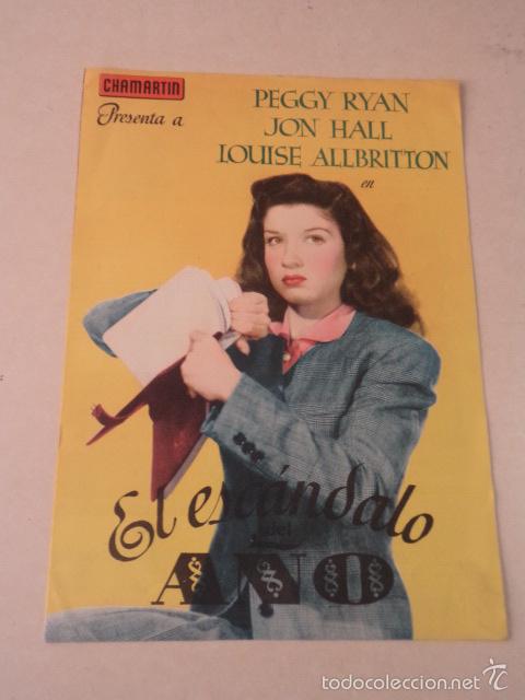Cine: GU&Iacute;A CINEMATOGR&Aacute;FICA EL ESC&Aacute;NDALO DEL A&Ntilde;O - PEGGY RYAN, JON HALL Y LOUISE ALLBRITTON