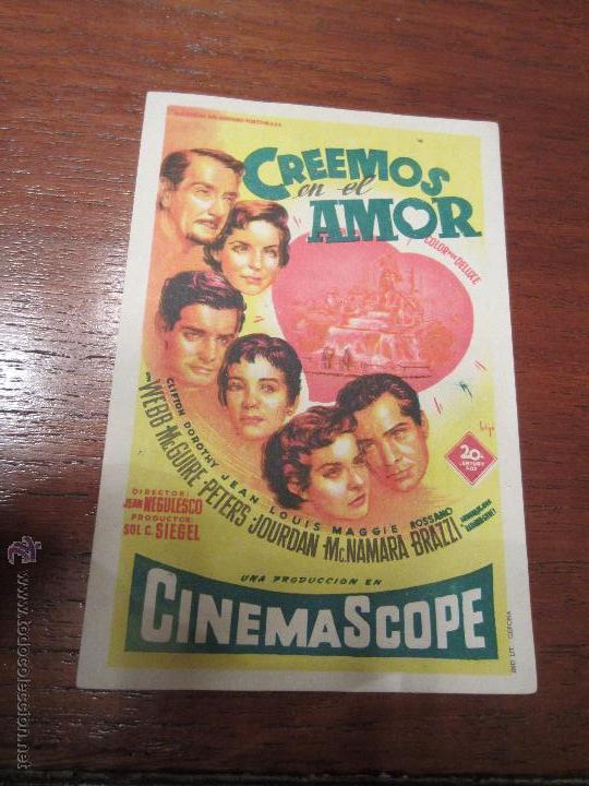 Cine: CREEMOS EN EL AMOR JEAN PETERS SOLIGO