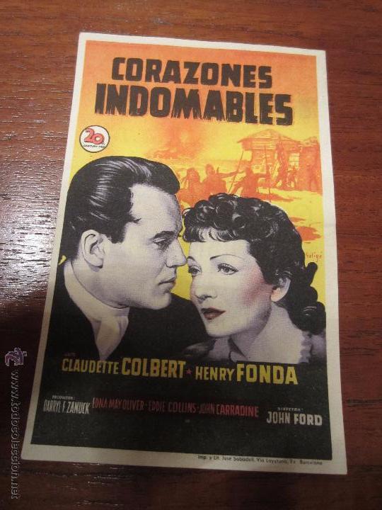 Cine: CORAZONES EN LLAMAS PAULETTE GODDARD SUSAN HAYWARD SOLIGO P