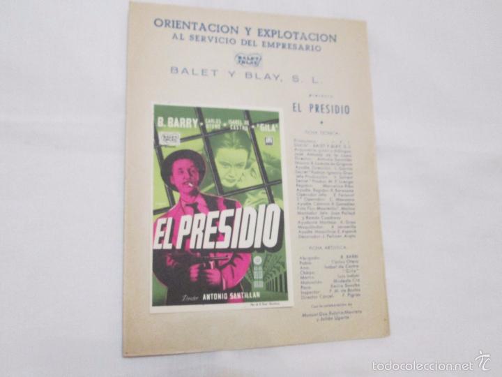 Cine: EL PRESIDIO - B. BARRY // CARLOS OTERO // ETC. - BALET Y BLAY, S.L. - SIN A&Ntilde;O
