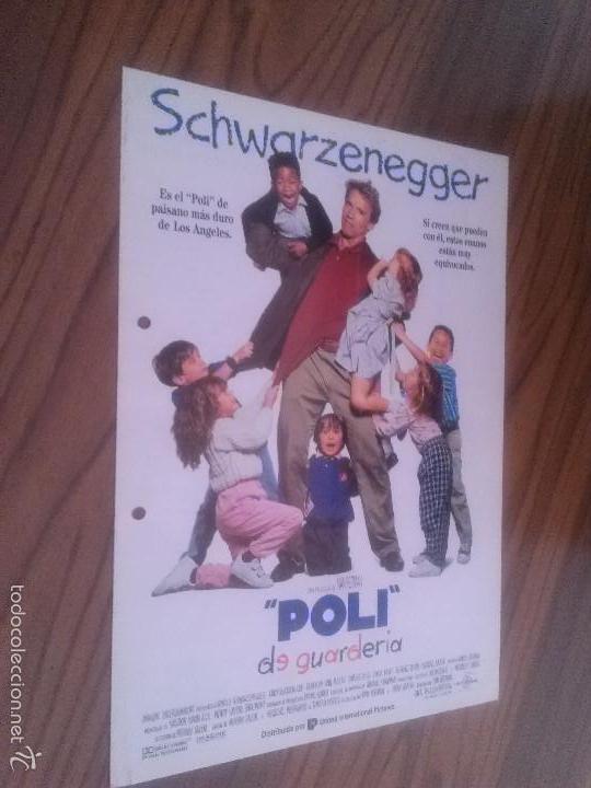 Cinema: POLI DE GUARDERIA. GUIA DE LA PEL&Iacute;CULA. UN A 4 ABIERTO A COLOR. RARO