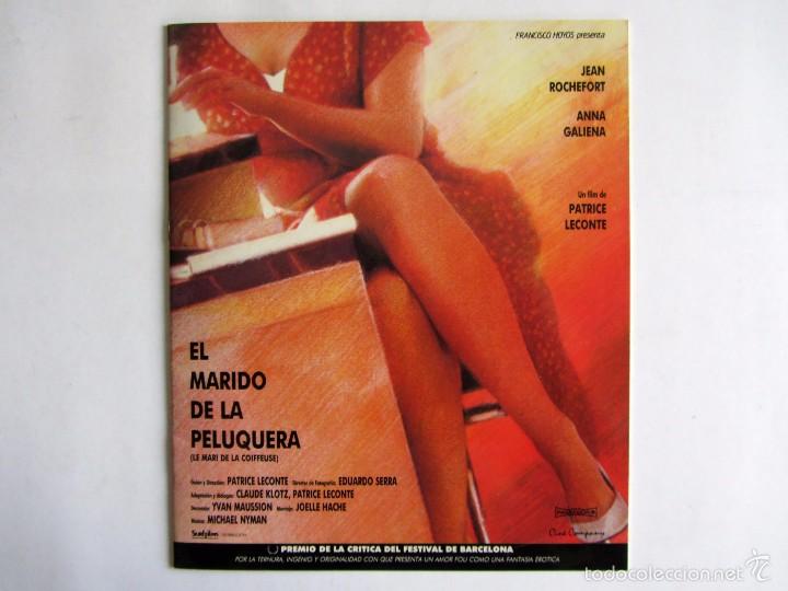 Cinema: EL MARIDO DE LA PELUQUERA. GUIA-CUADERNILLO DEL ESTRENO.OFERTA 25 GUIAS 50/50 GUIAS 95&euro; A ELEGIR
