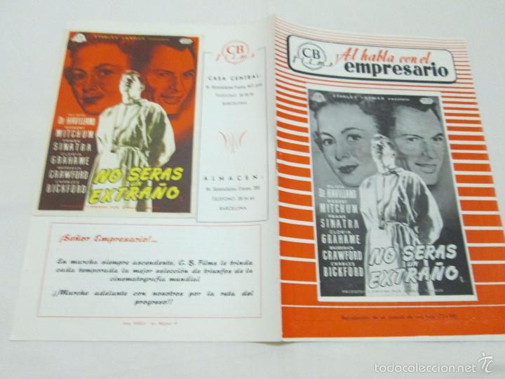 Cinema: NO SERAS UN EXTRA&Ntilde;O - OLIVIA DE HAVILLAND - CB FILMS AL HABLA CON EL EMPRESARIO