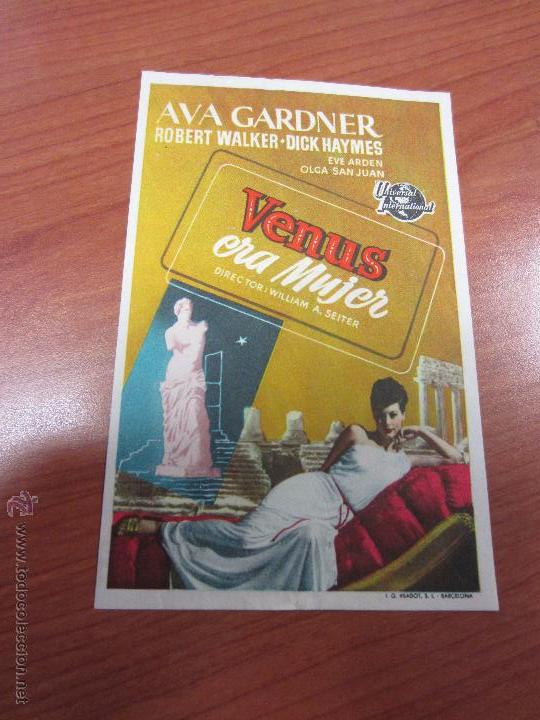 Cine: VENUS ERA MUJER AVA GARDNER