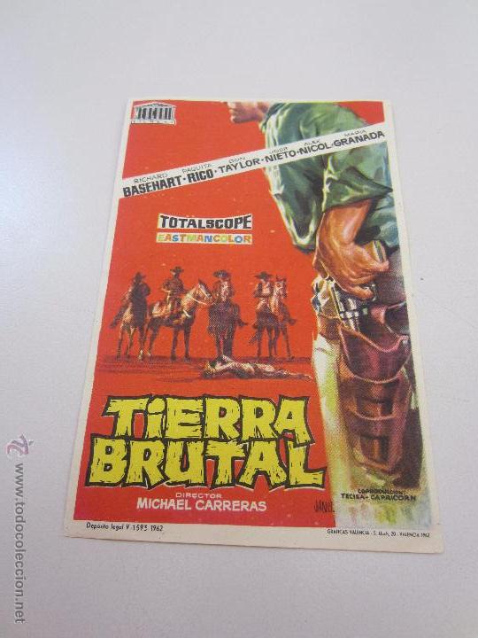 Cine: TIERRA BRUTAL RICHARD BASEHART PAQUITA RICO