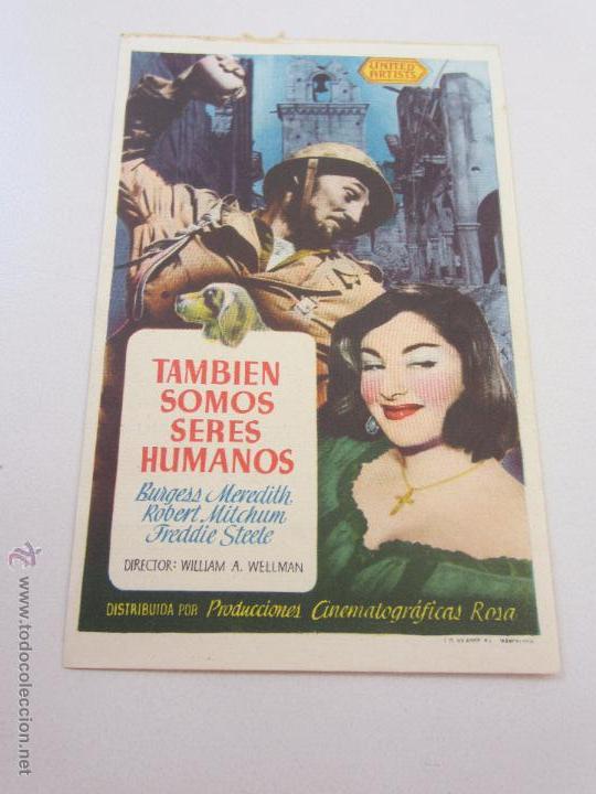 Cine: TAMBIEN SOMOS SERES HUMANOS ROBERT MITCHUM