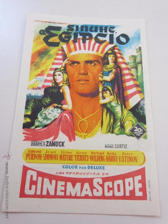 Cine: SINUHE EL EGIPCIO EDMUND PURDOM VICTOR MATURE SOLIGO