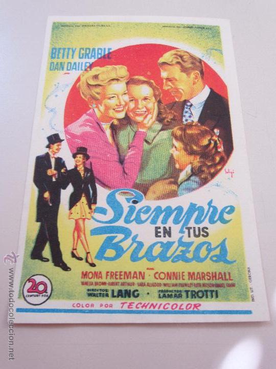 Cine: SIEMPRE EN TUS BRAZOS BETTY GRABLE DAN DAILEY SOLIGO