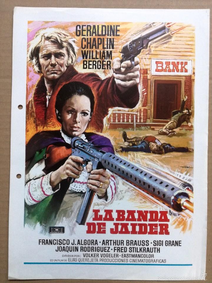 Cine: GUIA LA BANDA DE JAIDER.- GERALDINE CHAPLIN
