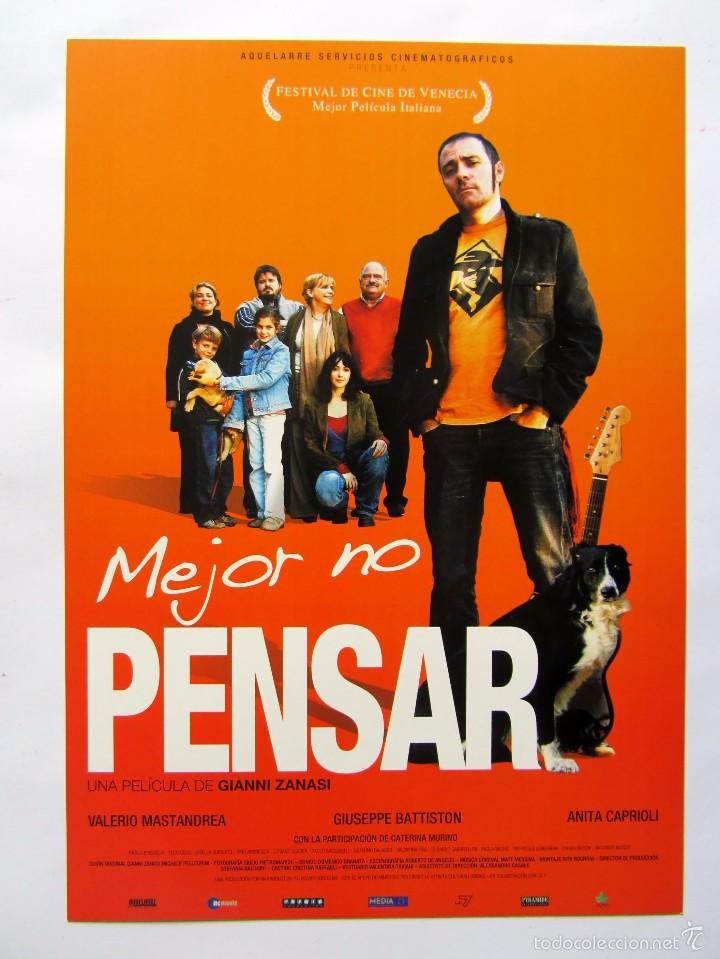 Cine: MEJOR NO PENSAR de Gianni Zanasi Gu&iacute;a original de la pel&iacute;cula