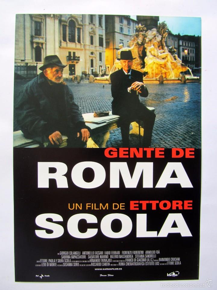 Cine: Gente de roma de Ettore Scola  Gu&iacute;a original