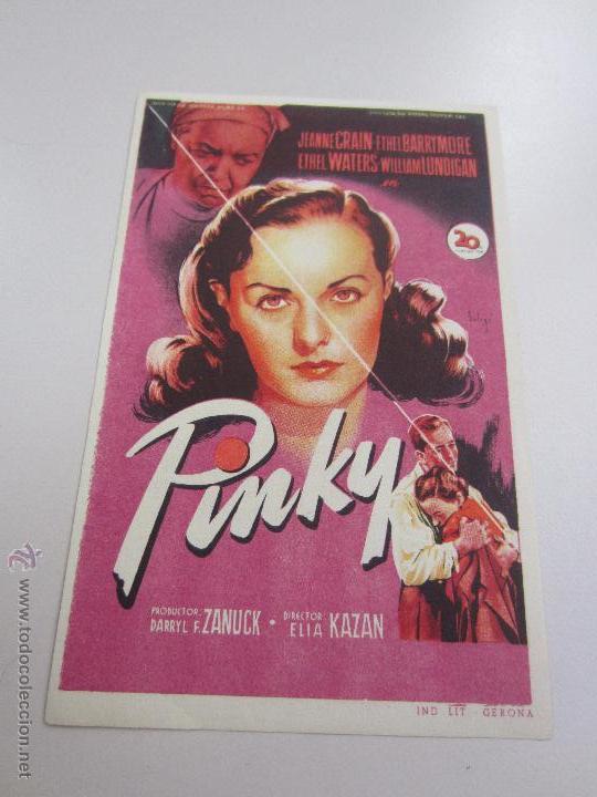 Cine: PINKY PROGRAMA SENCILLO 20TH CENTURY FOX SOLIGO JEANNE CRAIN ELIA KAZAN