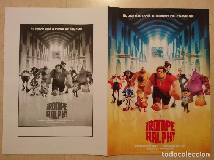 Cine: GUIA ORIGINAL DOBLE - A4 - ROMPE RALPH - WALT DISNEY