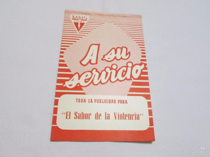 Cinema: EL SABOR DE LA VIOLENCIA - ROBERT HOSSEIN -RADIO FILMS - A SU SERVICIO