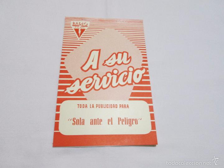 Cinema: SOLA ANTE EL PELIGRO - DEBBIE REYNOLDS - RADIO FILMS - A SU SERVICIO