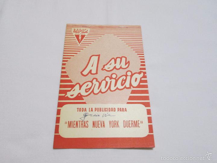 Cinema: MIENTRAS NUEVA YORK DUERME - DANA ANDREWS - RADIO FILMS - A SU SERVICIO
