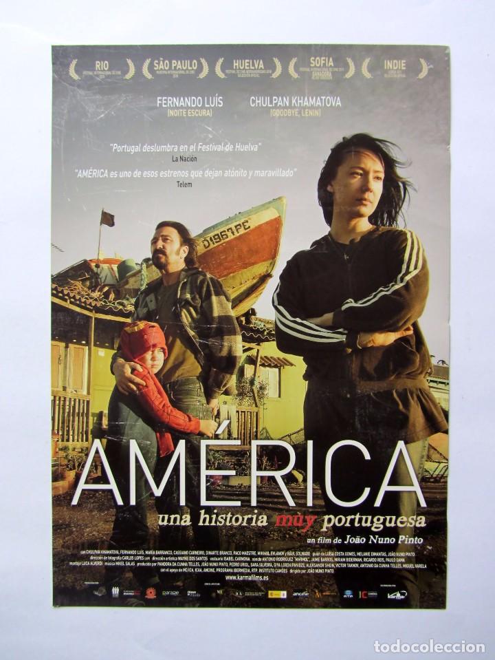 Cinema: AM&Eacute;RICA. Una historia muy portuguesa. Gu&iacute;a original de la pel&iacute;cula. NUEVA.