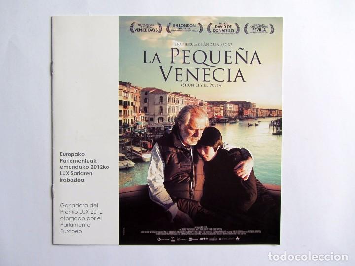 Cine: LA PEQUE&Ntilde;A VENECIA (SHUN LI Y EL POETA) GU&Iacute;A ORIGINAL 8 P&Aacute;GINAS. Nueva