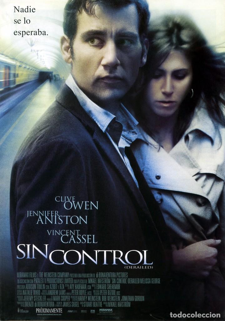 Cine: SIN CONTROL (GU&Iacute;A ORIGINAL DOBLE CON FOTOS)