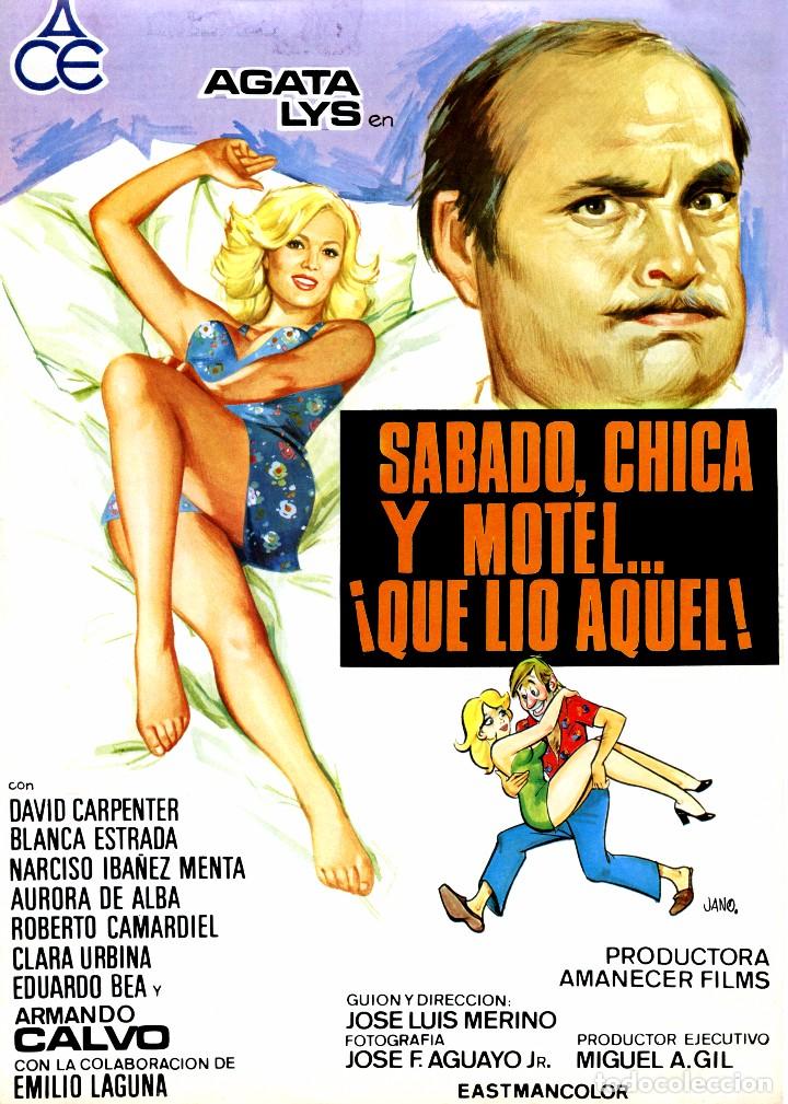 Cine: SABADO, CHICA Y MOTEL &iexcl;QUE LIO AQUEL! (GU&Iacute;A ORIGINAL SIMPLE) AGATA LYS - BLANCA ESTRADA