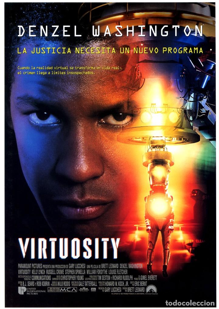 Cine: VIRTUOSITY (GU&Iacute;A ORIGINAL DOBLE CON FOTOS) DENZEL WASHINGTON