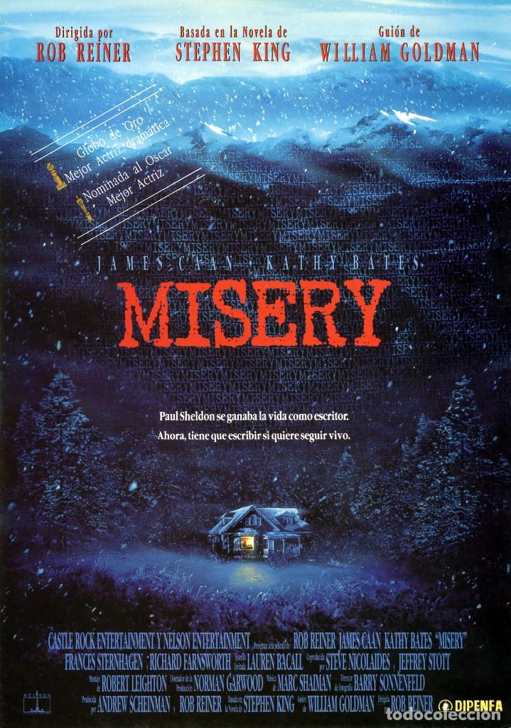 Cine: MISERY (GU&Iacute;A ORIGINAL SIMPLE CON FOTOS) TERROR STEPHEN KING