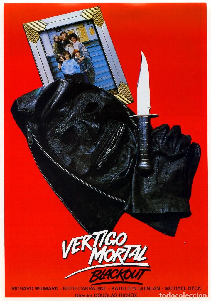 Cine: VERTIGO MORTAL (GU&Iacute;A ORIGINAL DOBLE  DE SU ESTRENO EN ESPA&Ntilde;A CON FOTOS) RICHARD WIDMARK