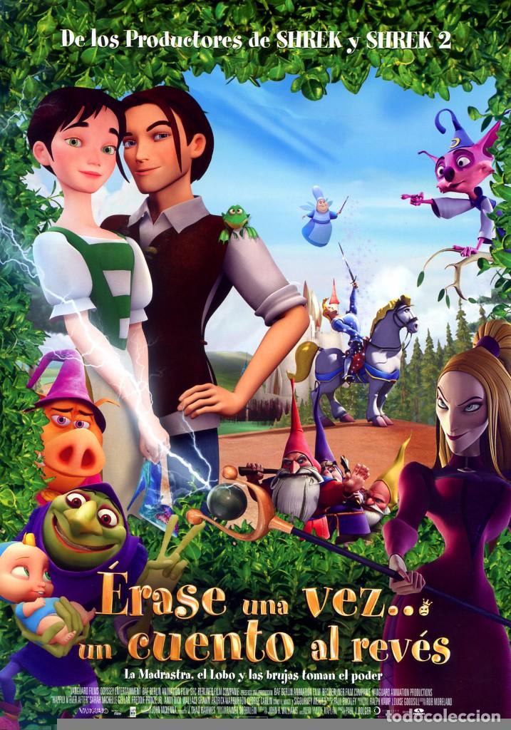 Kino: ERASE UNA VEZ... UN CUENTO AL REV&Eacute;S (GU&Iacute;A ORIGINAL DOBLE DE SU ESTRENO EN ESPA&Ntilde;A CON FOTOS)