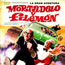 Cine: LA GRAN AVENTURA MORTADELO Y FILEMON (GUÍA ORIGINAL SIMPLE DE SU ESTRENO EN ESPAÑA CON FOTOS). Lote 63895071