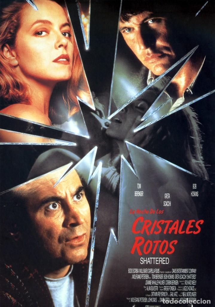 Cine: LA NOCHE DE LOS CRISTALES ROTOS (GU&Iacute;A ORIGINAL SIMPLE  DE SU ESTRENO EN ESPA&Ntilde;A CON FOTOS)