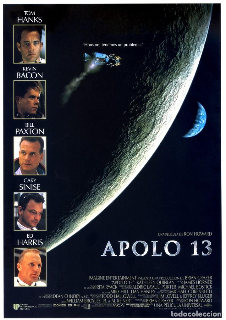 Cine: APOLO 13 (GU&Iacute;A ORIGINAL DOBLE CON FOTOS DE SU ESTRENO EN ESPA&Ntilde;A)