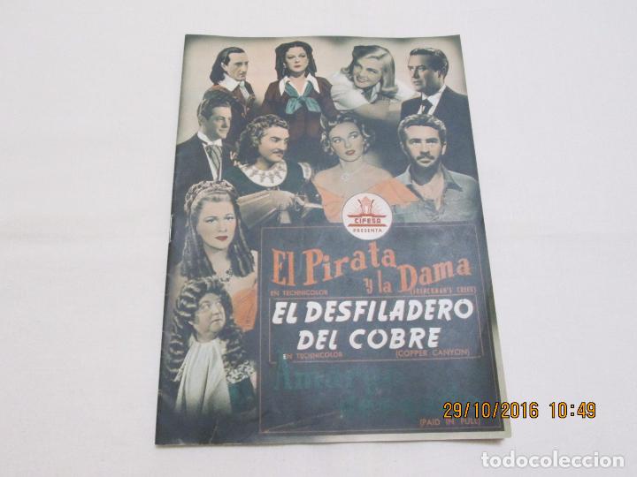 Cinema: EL PIRATA Y LA DAMA / EL DESFILADERO DEL COBRE / AMARGO DESQUITE - VARIOS - CIFESA