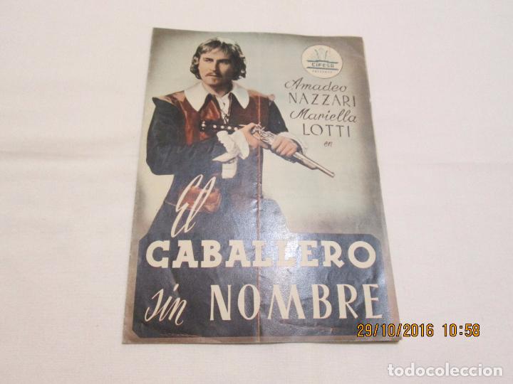 Cinema: EL CABALLERO SIN NOMBRE - AMADEO NAZZARI - CIFESA