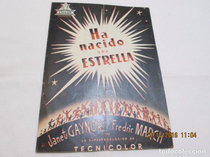 Cinema: HA NACIDO UNA ESTRELLA - JANET GAYNOR - CIFESA
