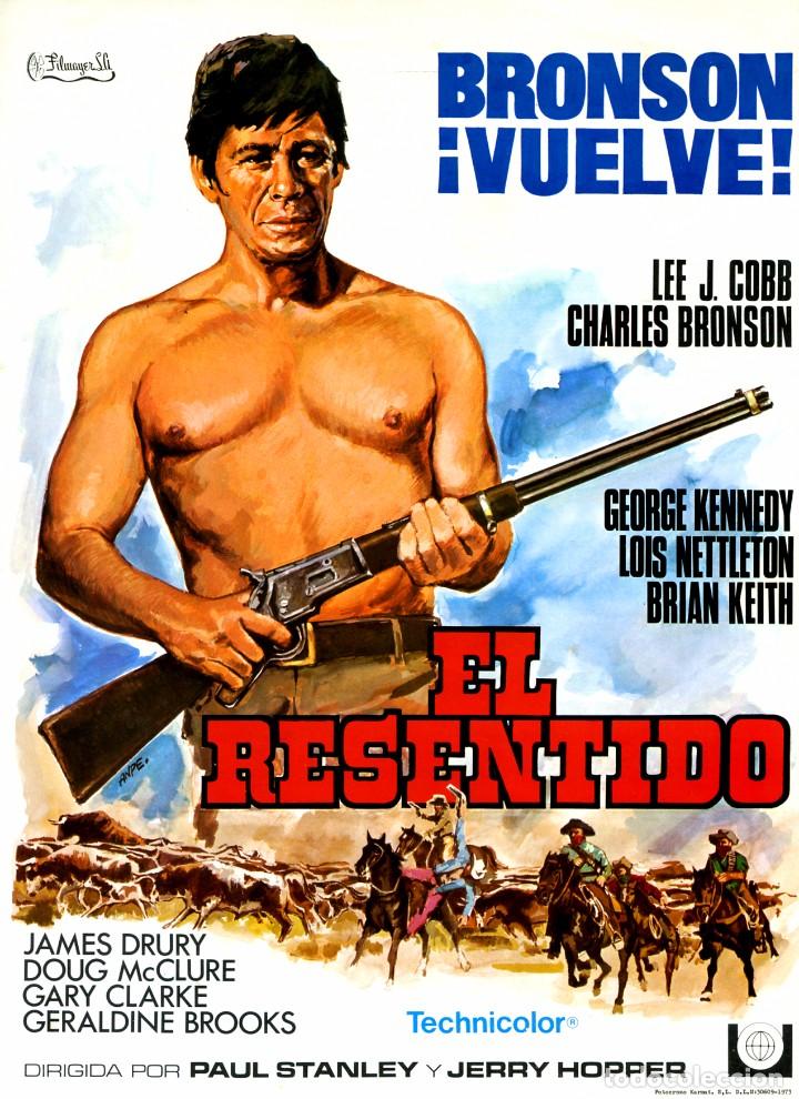 Cine: EL  RESENTIDO (GU&Iacute;A ORIGINAL SIMPLE DE SU ESTRENO EN ESPA&Ntilde;A ) CHARLES BRONSON