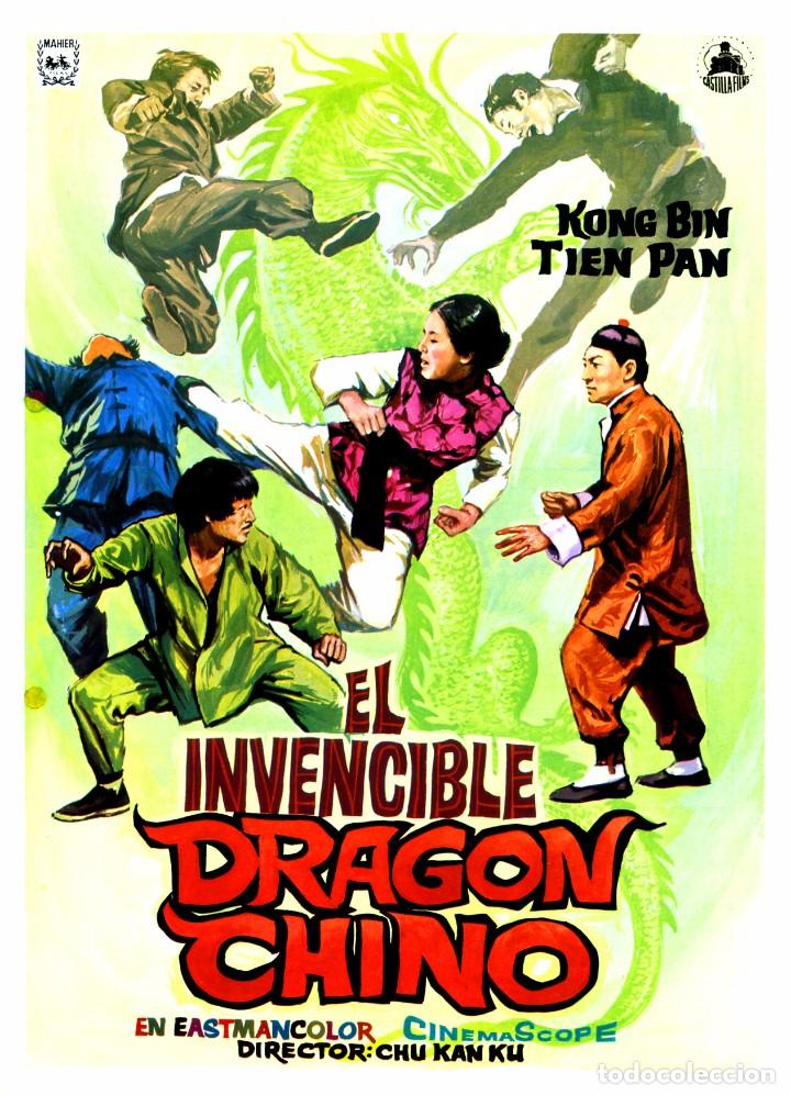 Kino: EL INVENCIBLE DRAGON CHINO (GU&Iacute;A ORIGINAL SIMPLE  DE SU ESTRENO EN ESPA&Ntilde;A)  ARTES MARCIALES