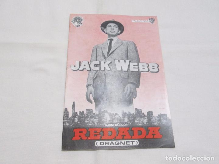 Cinema: REDADA - JACK WEBB - EXCLUSIVAS FLORALVA DISTRIBUCION (HOJA N&ordm; 100)