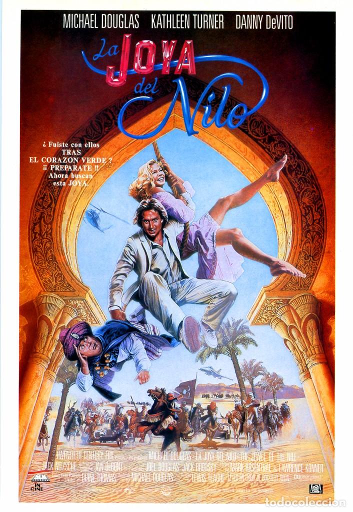 Cinema: LA JOYA DEL NILO (GU&Iacute;A ORIGINAL SIMPLE DE SU ESTRENO EN ESPA&Ntilde;A) MICHAEL DOUGLAS