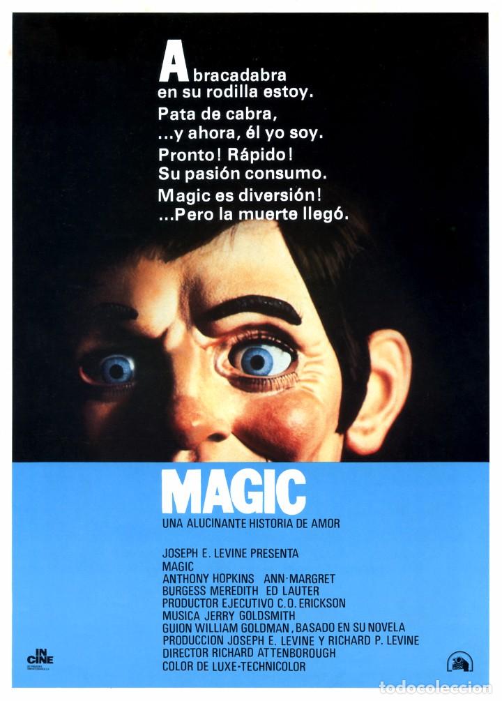 Cine: MAGIC  (GU&Iacute;A ORIGINAL SIMPLE  DE SU ESTRENO EN ESPA&Ntilde;A) TERROR