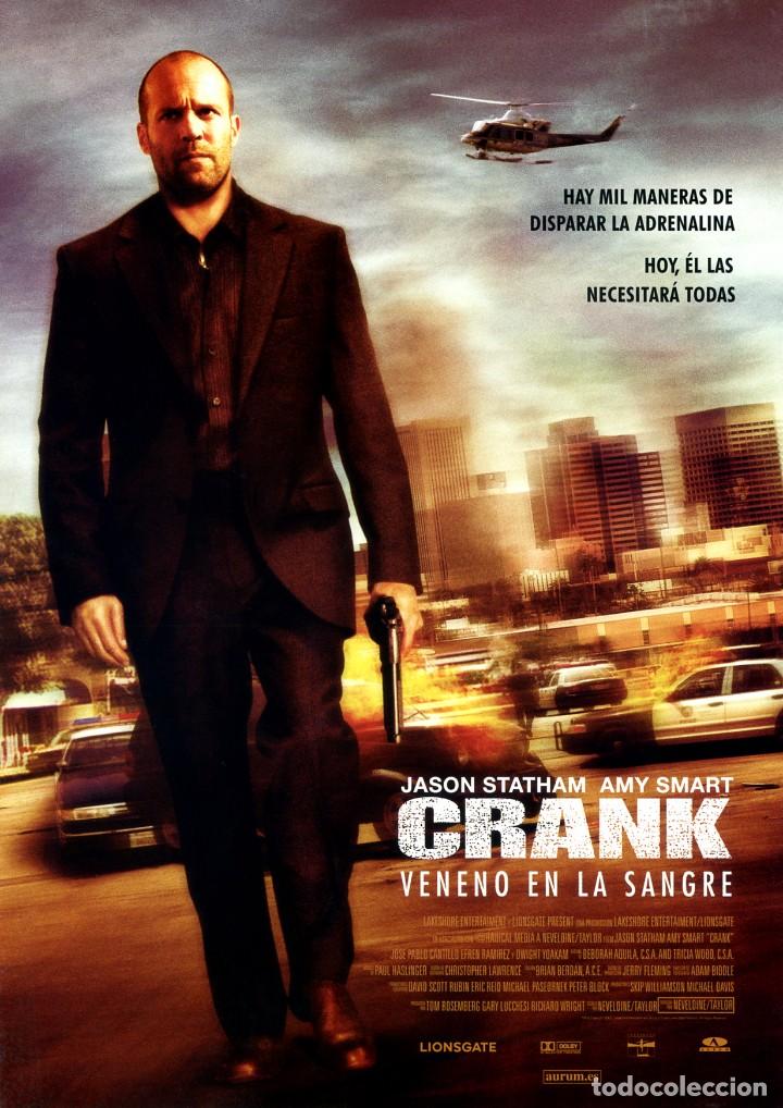 Cine: CRANK VENENO EN LA SANGRE (GU&Iacute;A ORIGINAL SIMPLE DE SU ESTRENO EN ESPA&Ntilde;A) JASON STATHAM