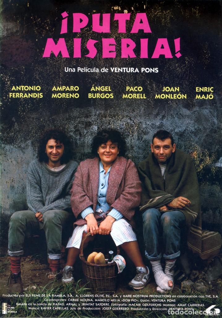 Cinema: &iexcl;PUTA MISERIA! (GU&Iacute;A ORIGINAL DE LUJO 8 P&Aacute;GINAS CON FOTOS DE SU ESTRENO EN ESPA&Ntilde;A) VENTURA PONS