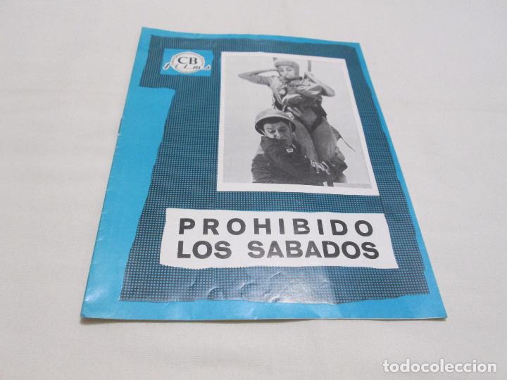 Cine: PROHIBIDO LOS SABADOS - ROBERT HIRSCH - CB FILMS