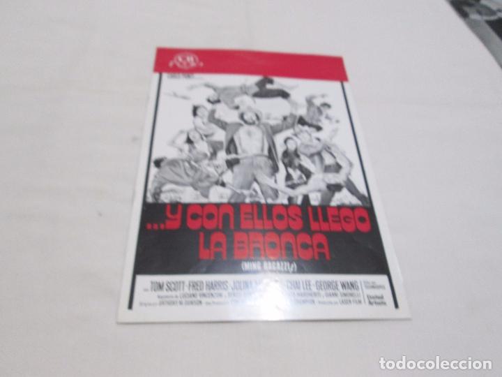Cinema: Y CON ELLOS LLEGO LA BRONCA - TOM SCOTT - CB FILMS