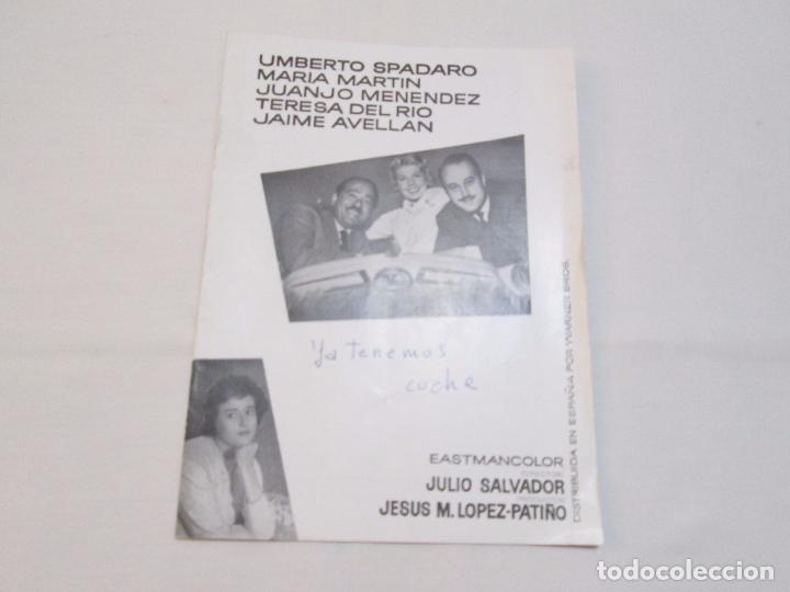 Cine: YA TENEMOS COCHE - UMBERTO SPADARO - WARNES BROS