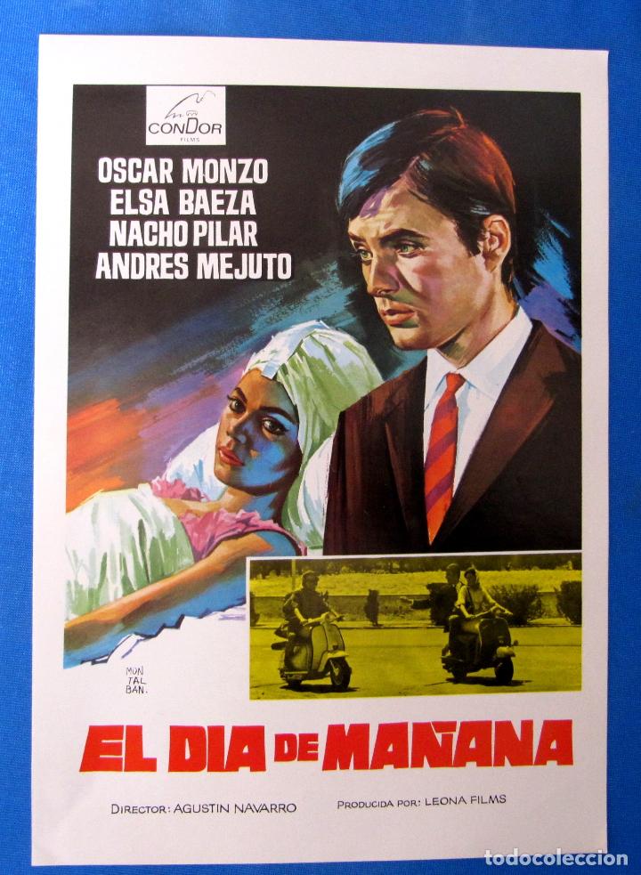 Cine: PRESS BOOK. EL D&Iacute;A DE MA&Ntilde;ANA. ELSA BAEZA, ANDR&Eacute;S MEJUTO. DIR. AGUST&Iacute;N NAVARRO, 1968.