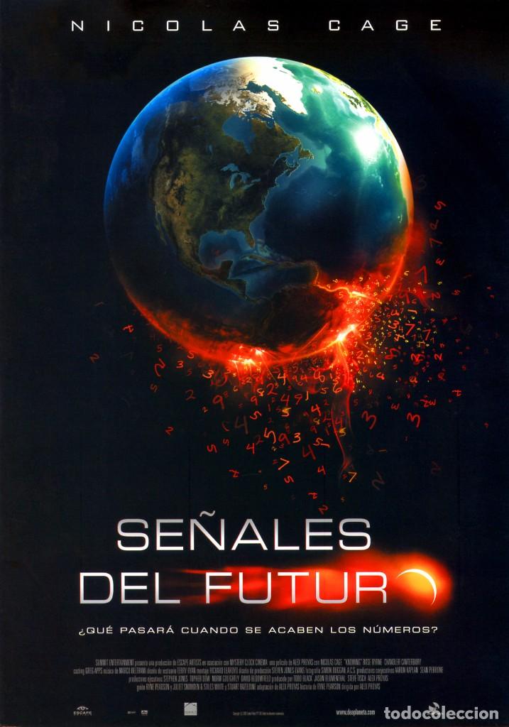 Cine: SE&Ntilde;ALES DEL FUTURO (GU&Iacute;A ORIGINAL DOBLE CON FOTOS DE SU ESTRENO EN ESPA&Ntilde;A)  NICOLAS CAGE