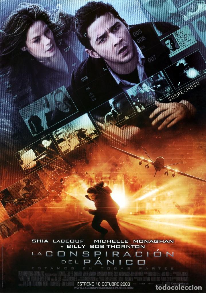 Cine: LA CONSPIRACI&Oacute;N DEL P&Aacute;NICO (GU&Iacute;A ORIGINAL SIMPLE  DE SU ESTRENO EN ESPA&Ntilde;A)
